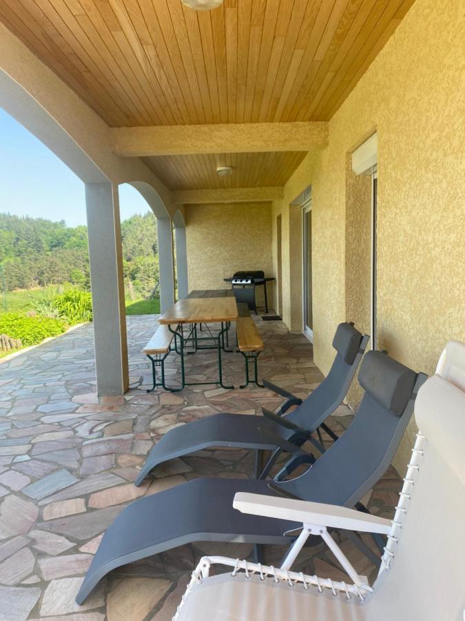 Villa Vue Panoramique & Jacuzzi Prive Saint-Hilaire  Esterno foto